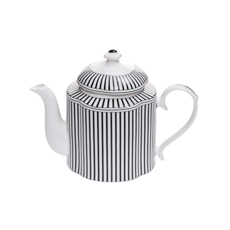 JENNA CLIFFORD - Ivory Noir Teapot