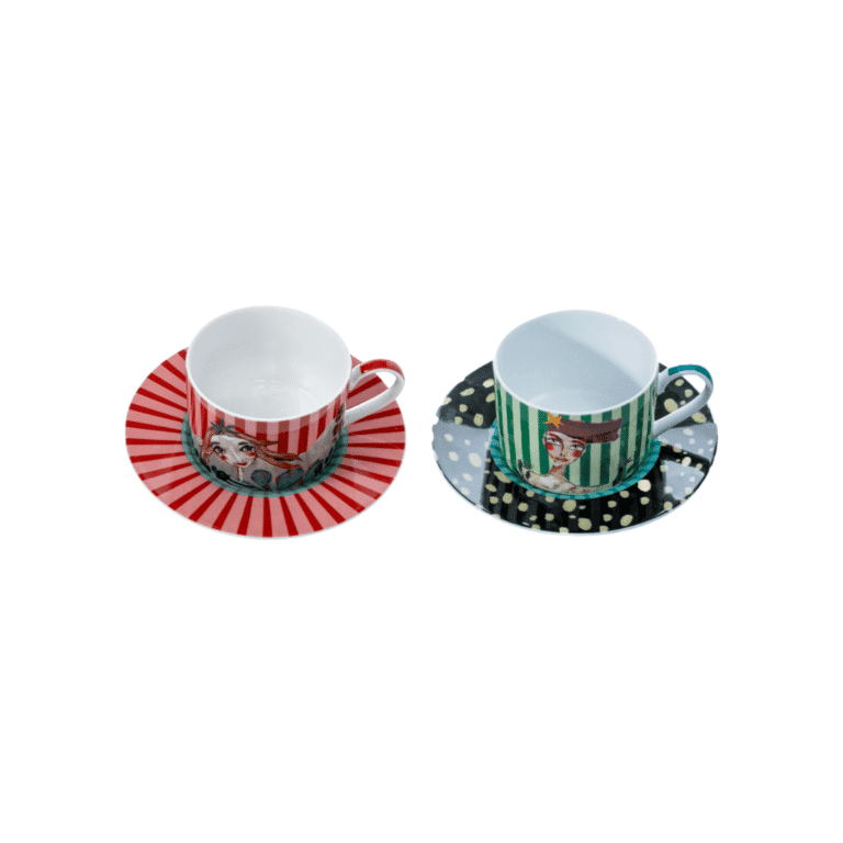 OLIVIA - Princess Cup & Saucer Set of 4