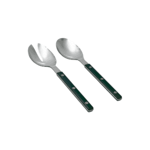 OLIVIA - Princess 2-piece Salad Server Set Dark Green