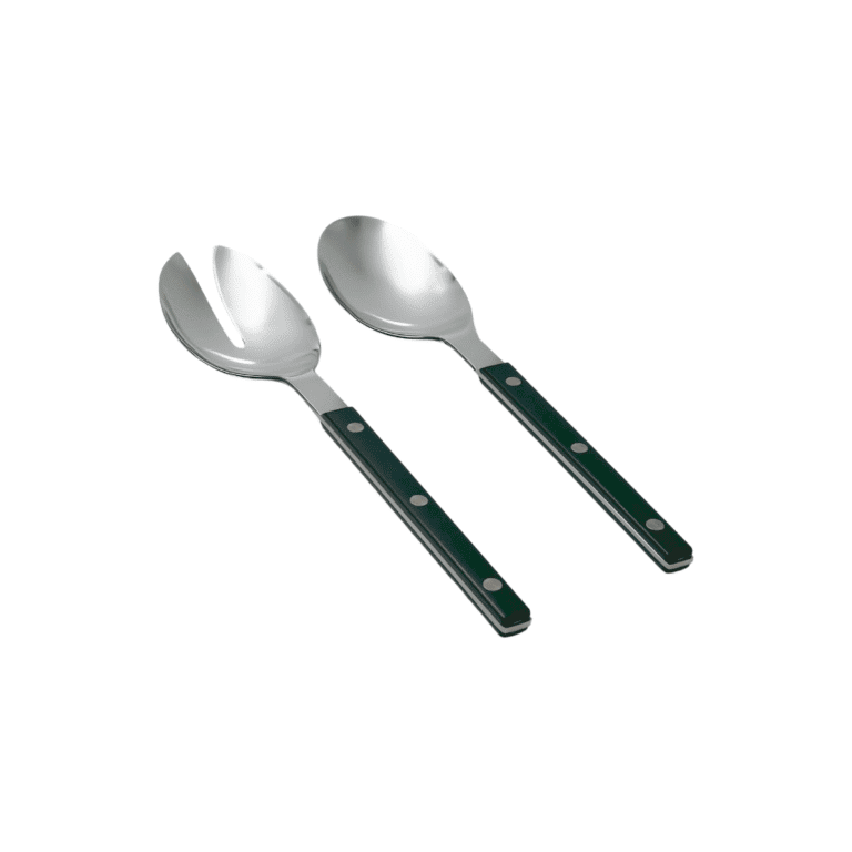OLIVIA - Princess 2-piece Salad Server Set Dark Green