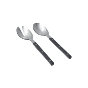 OLIVIA - Princess 2-piece Salad Server Set Dark Grey