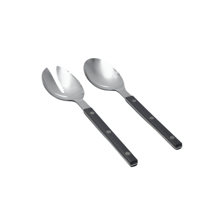 OLIVIA - Princess 2-piece Salad Server Set Dark Grey