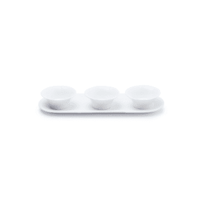JAN - Maison Blanche Plate with 3 Bowls