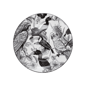 GALATEO - Pad Print 26.6cm Birds Dinner Plate