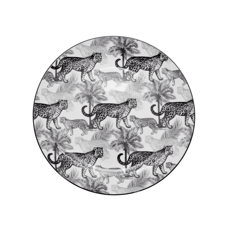 GALATEO - Pad Print 26.6cm Jaguar Dinner Plate