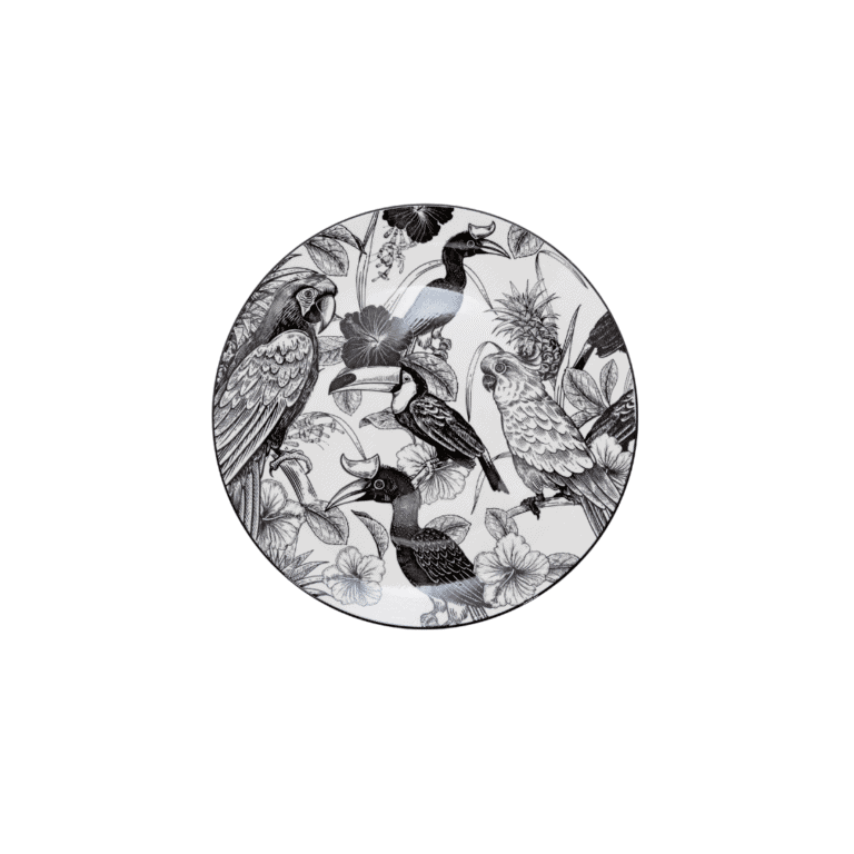 GALATEO - Pad Print 20cm Birds Side Plate