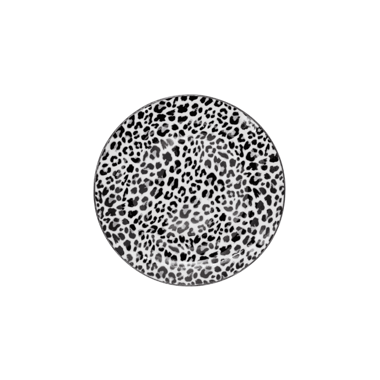 GALATEO - Pad Print 20cm Leopard Side Plate