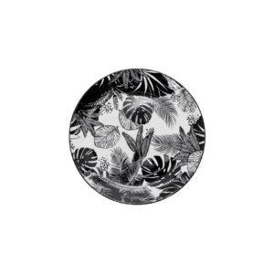 GALATEO - Pad Print 20cm Leaves Side Plate