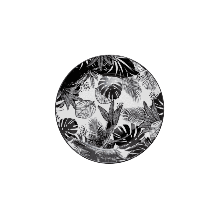 GALATEO - Pad Print 20cm Leaves Side Plate