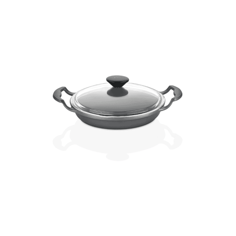 JAN - Premium Cast Aluminium Egg Pan with Glass Lid 18cm