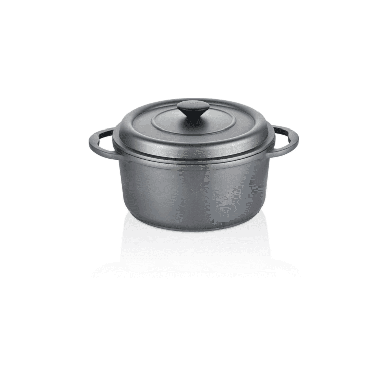 JAN - Premium Cast Aluminium Deep Pot with Cast Lid 28cm