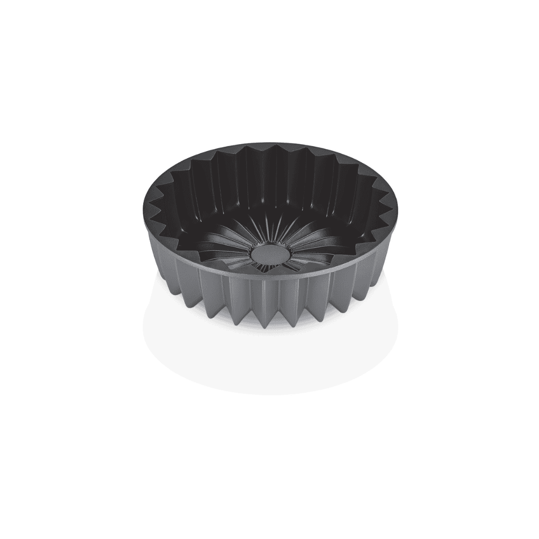 JAN - Premium Cast Aluminium Fluted Pie Tart Mould