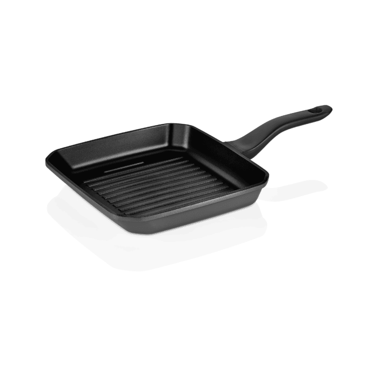 JAN - Premium Cast Aluminium Square Grill Pan 26cm