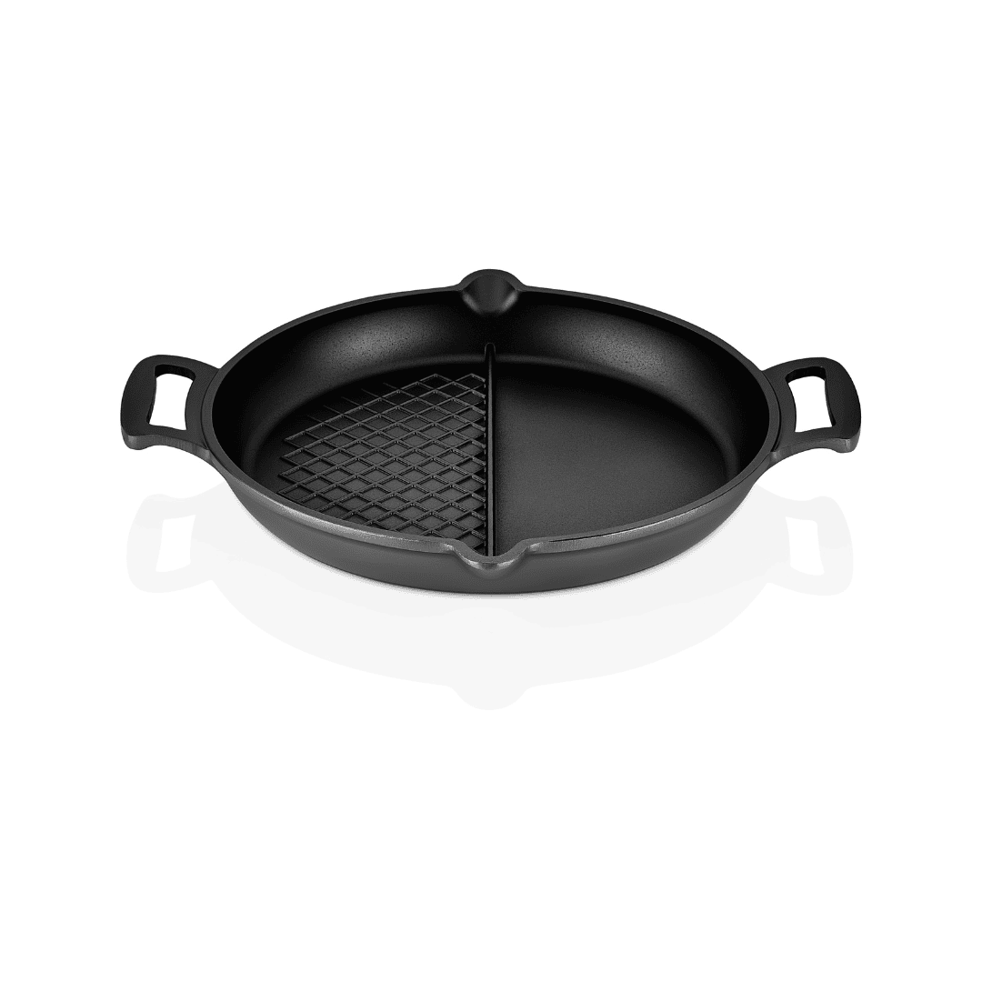 JAN - Premium Cast Aluminium Twins Pan 30cm