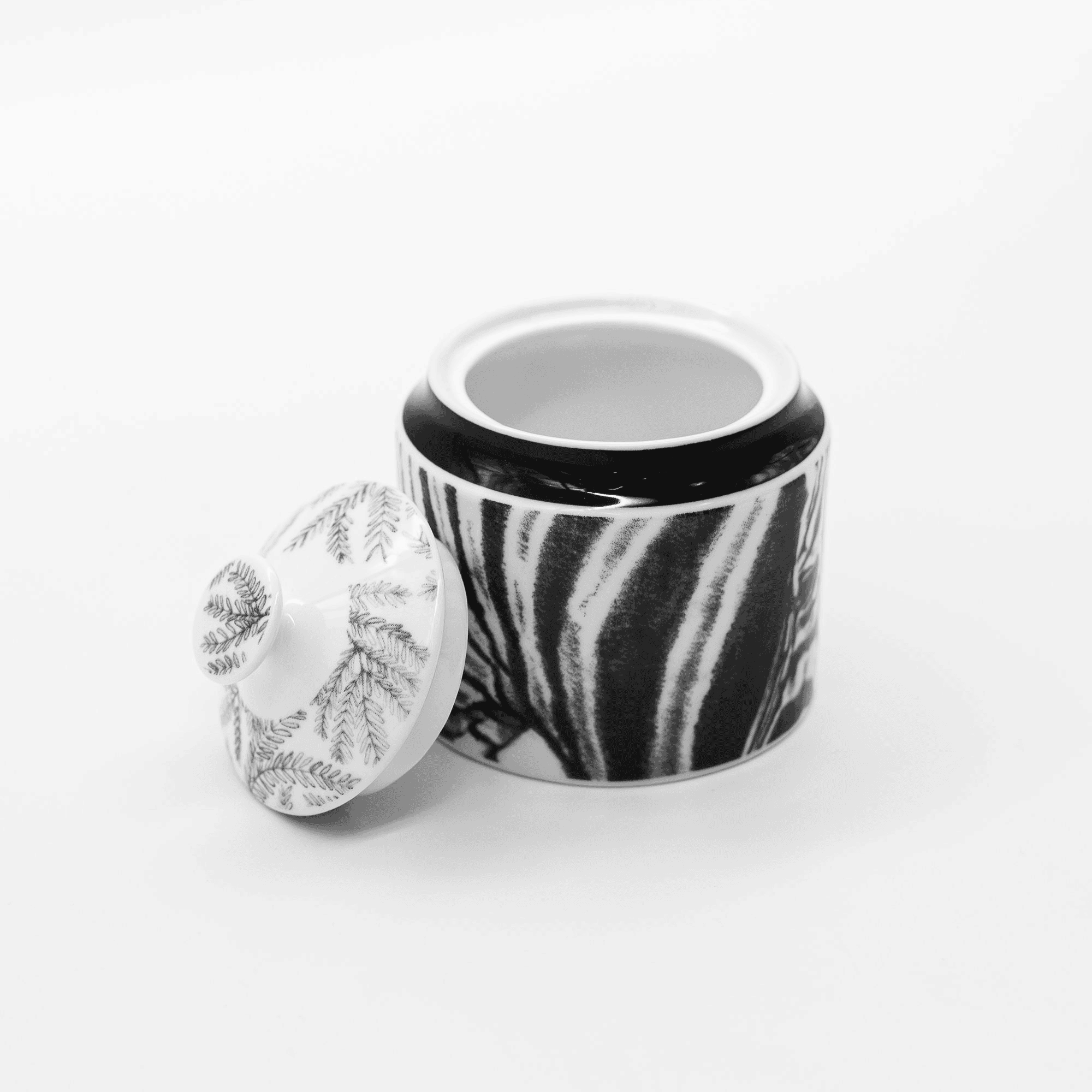 David Hadaway Zebra Sugar Pot - Image 2