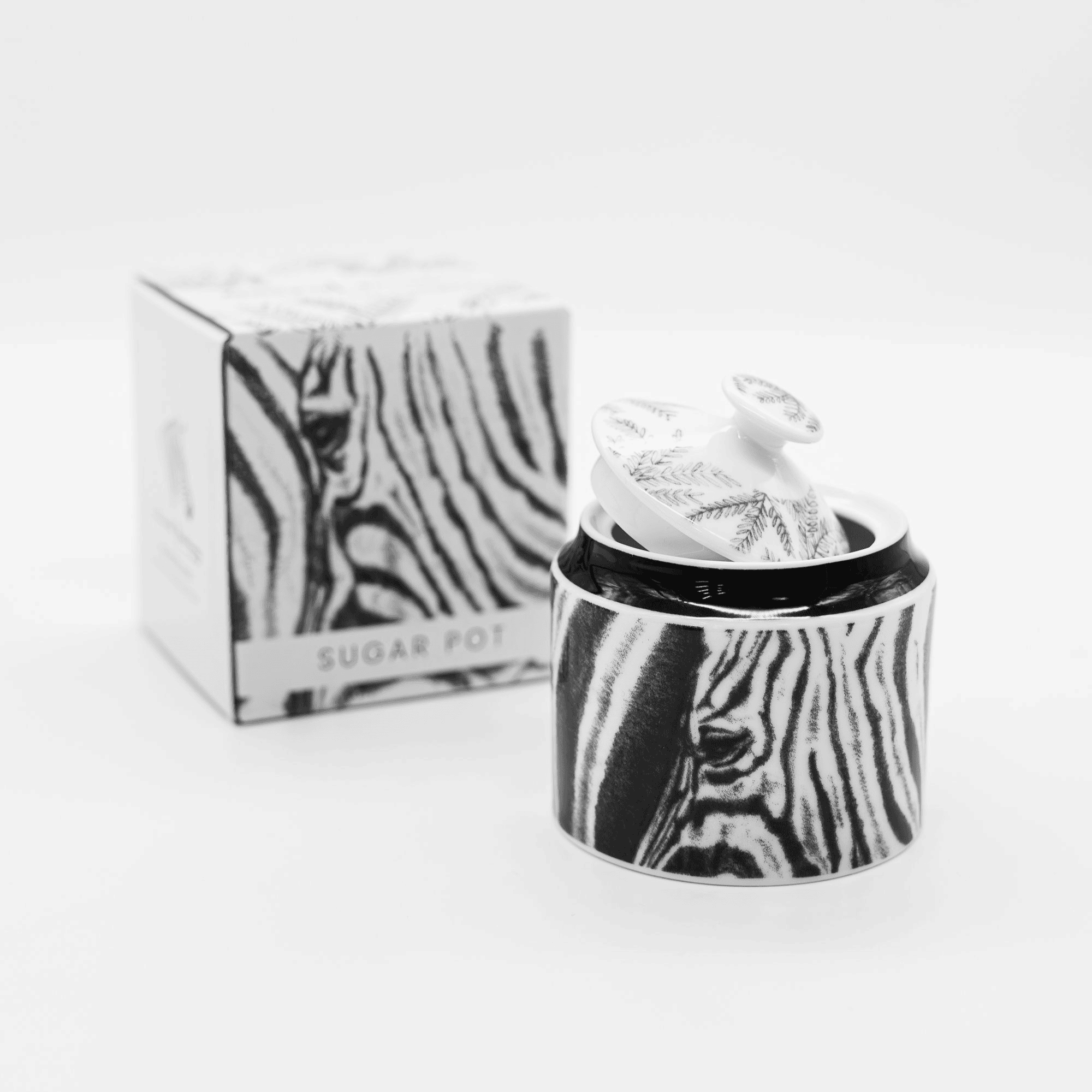 David Hadaway Zebra Sugar Pot - Image 3