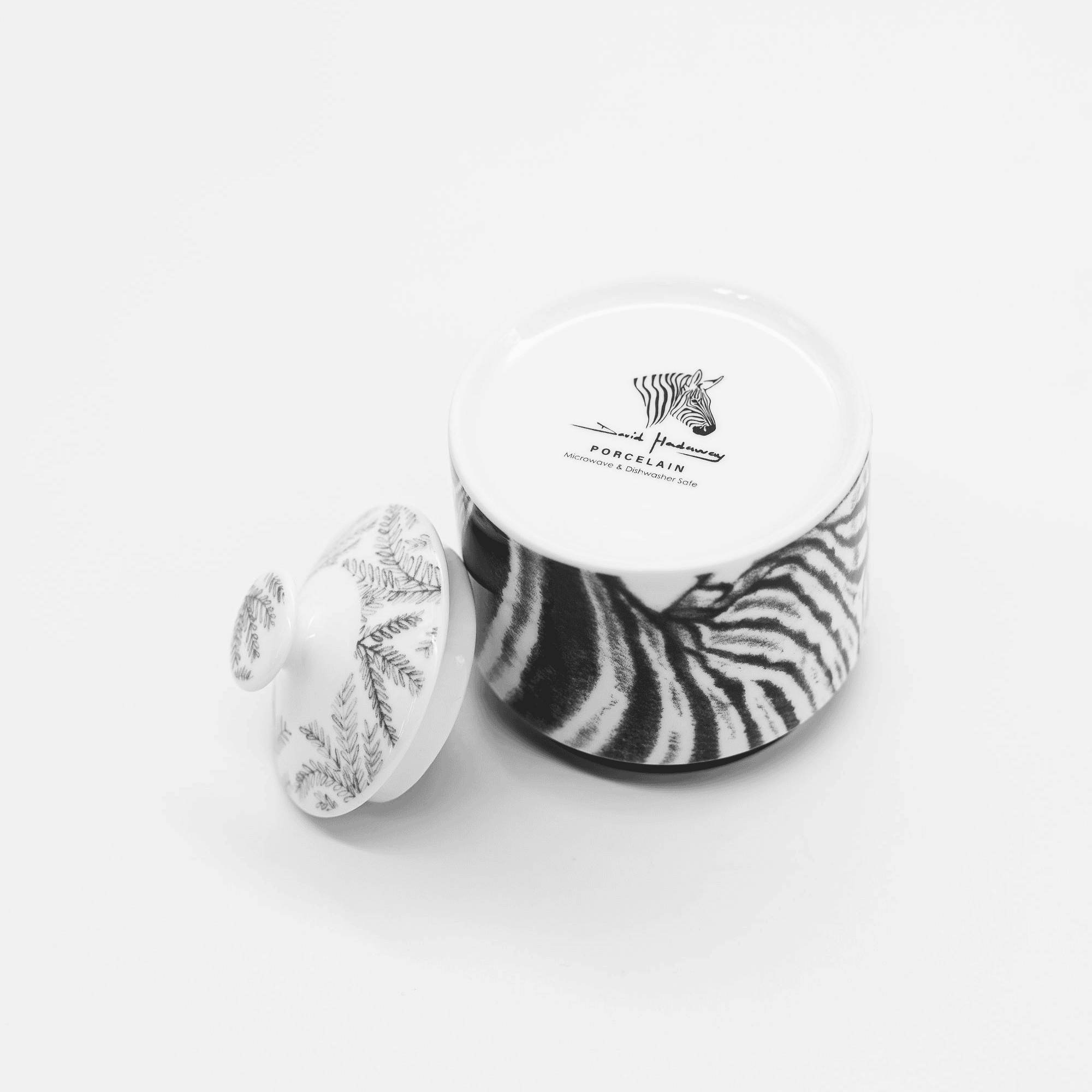 David Hadaway Zebra Sugar Pot - Image 4