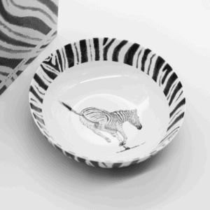 David Hadaway Zebra Salad Bowl