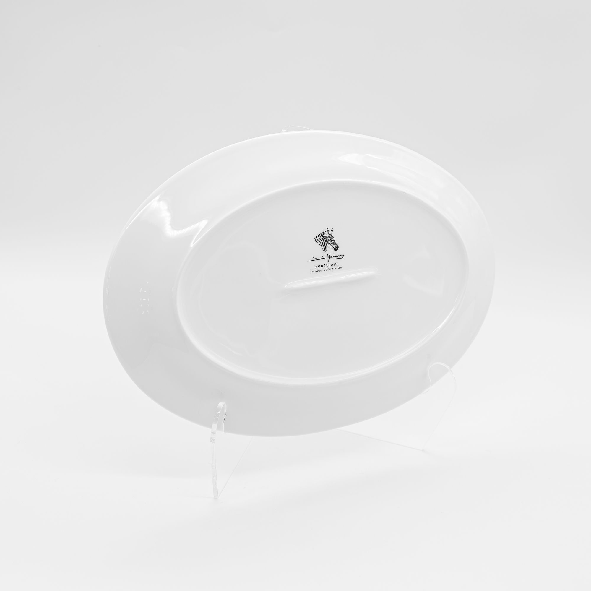 David Hadaway Zebra Oval Plate - Image 3