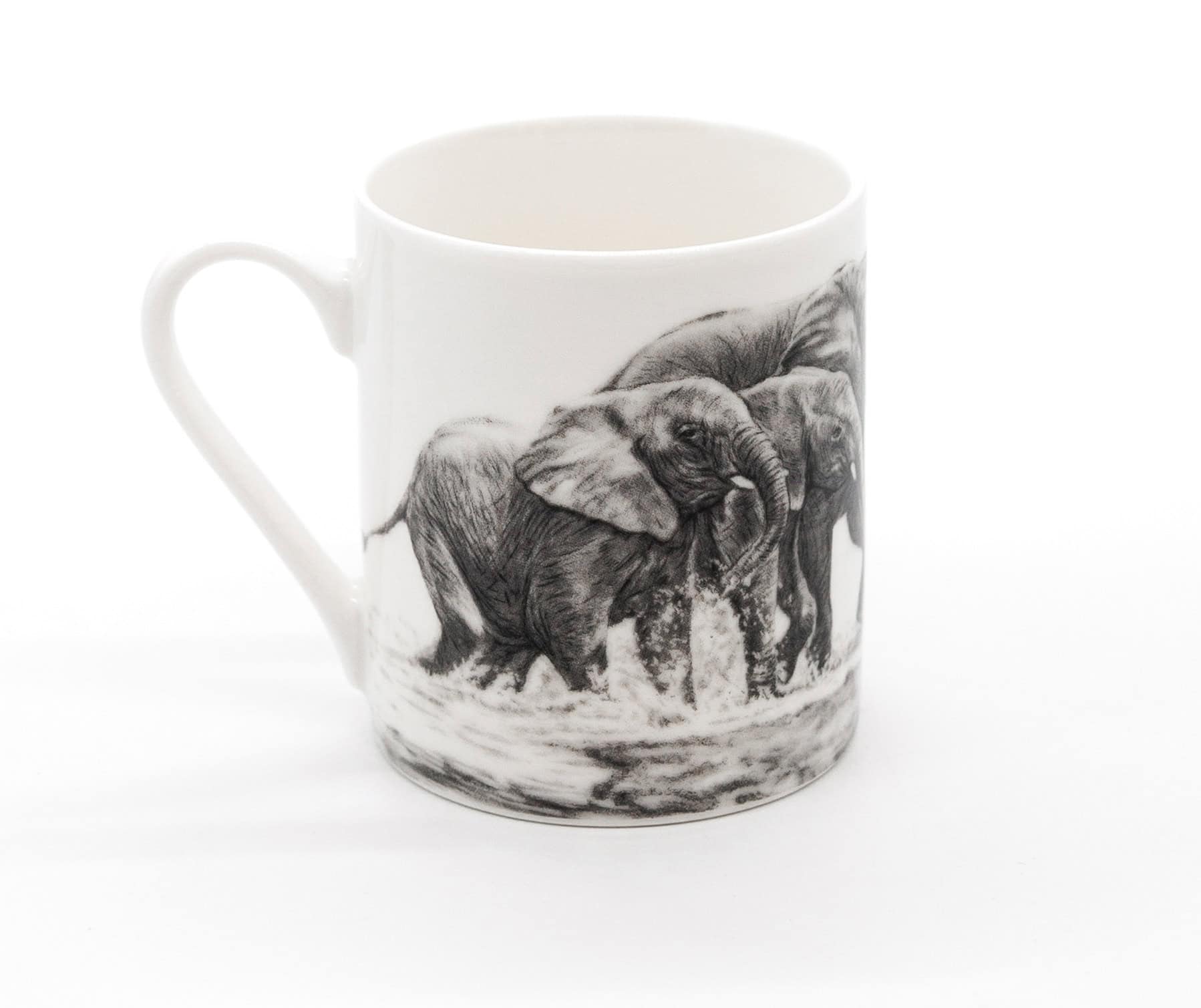 David Hadaway - Big Five Elephant Mug - Image 3