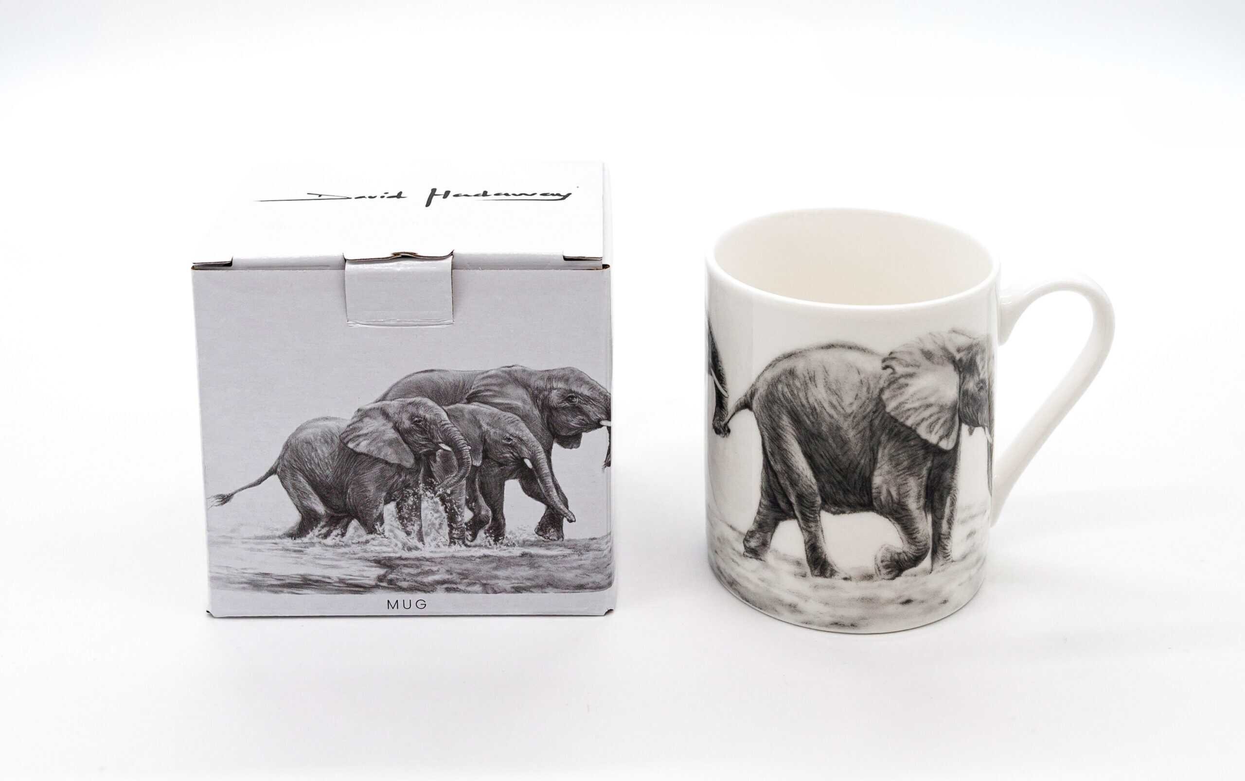 David Hadaway - Big Five Elephant Mug - Image 4
