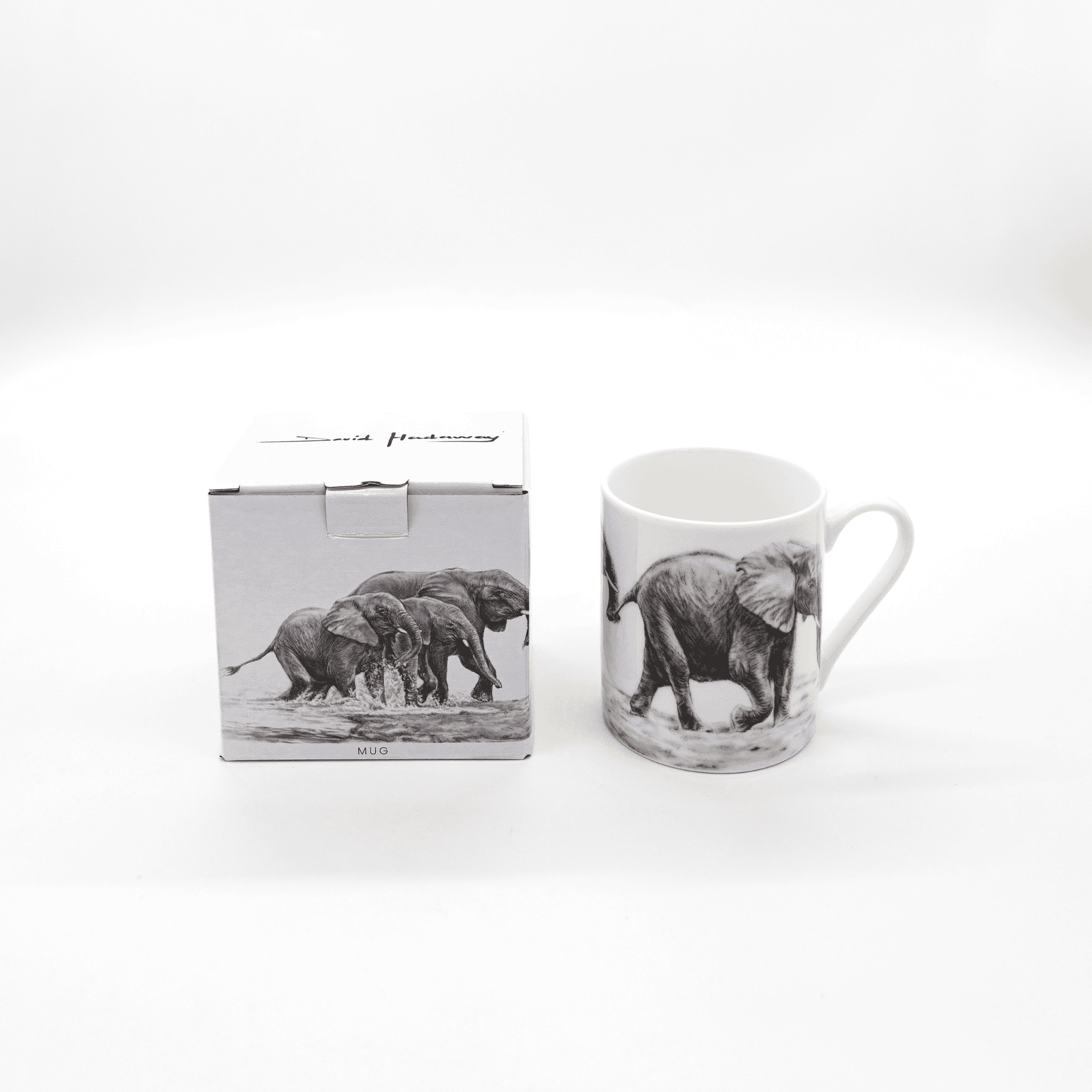 David Hadaway - Big Five Elephant Mug - Image 4