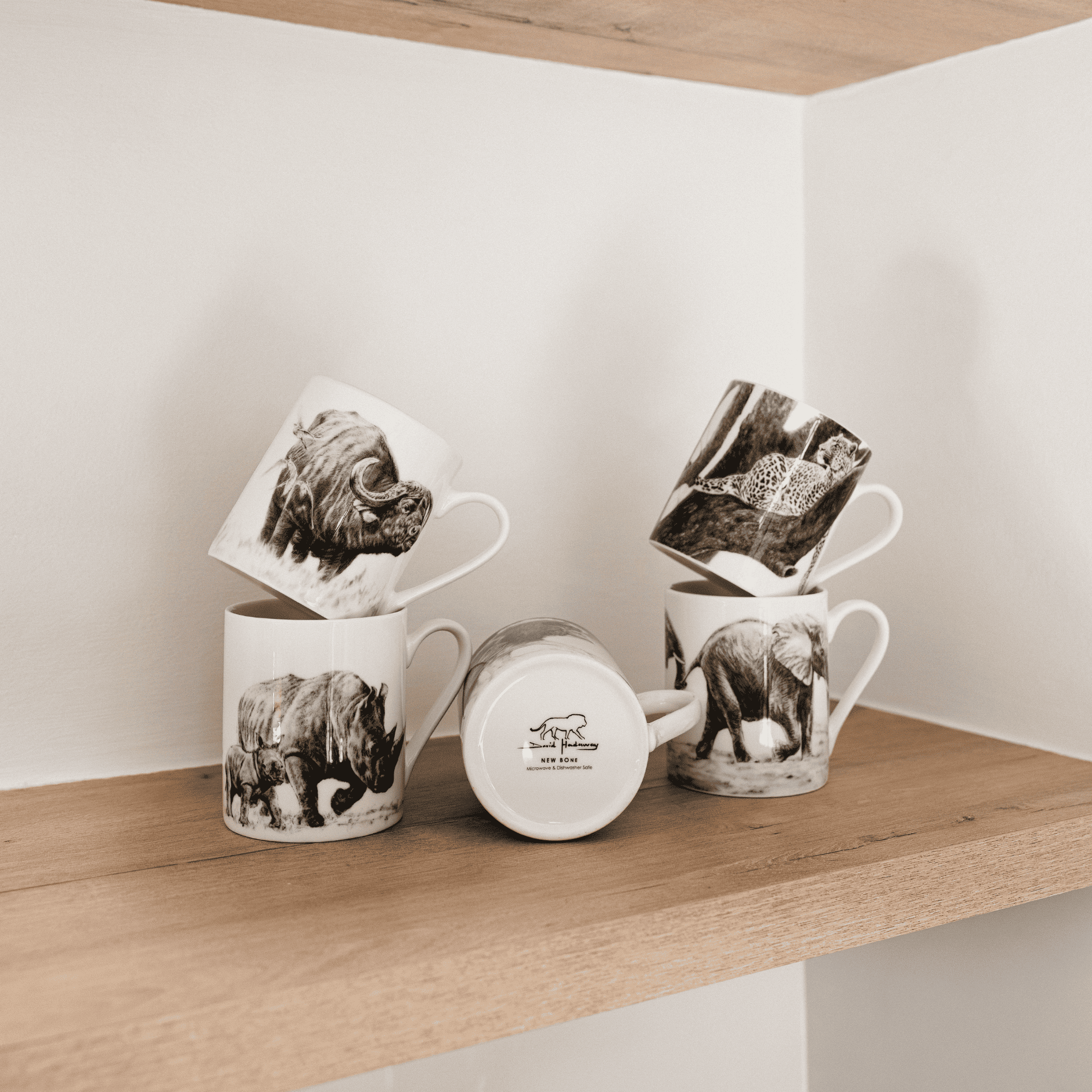 David Hadaway - Big Five Elephant Mug - Image 6