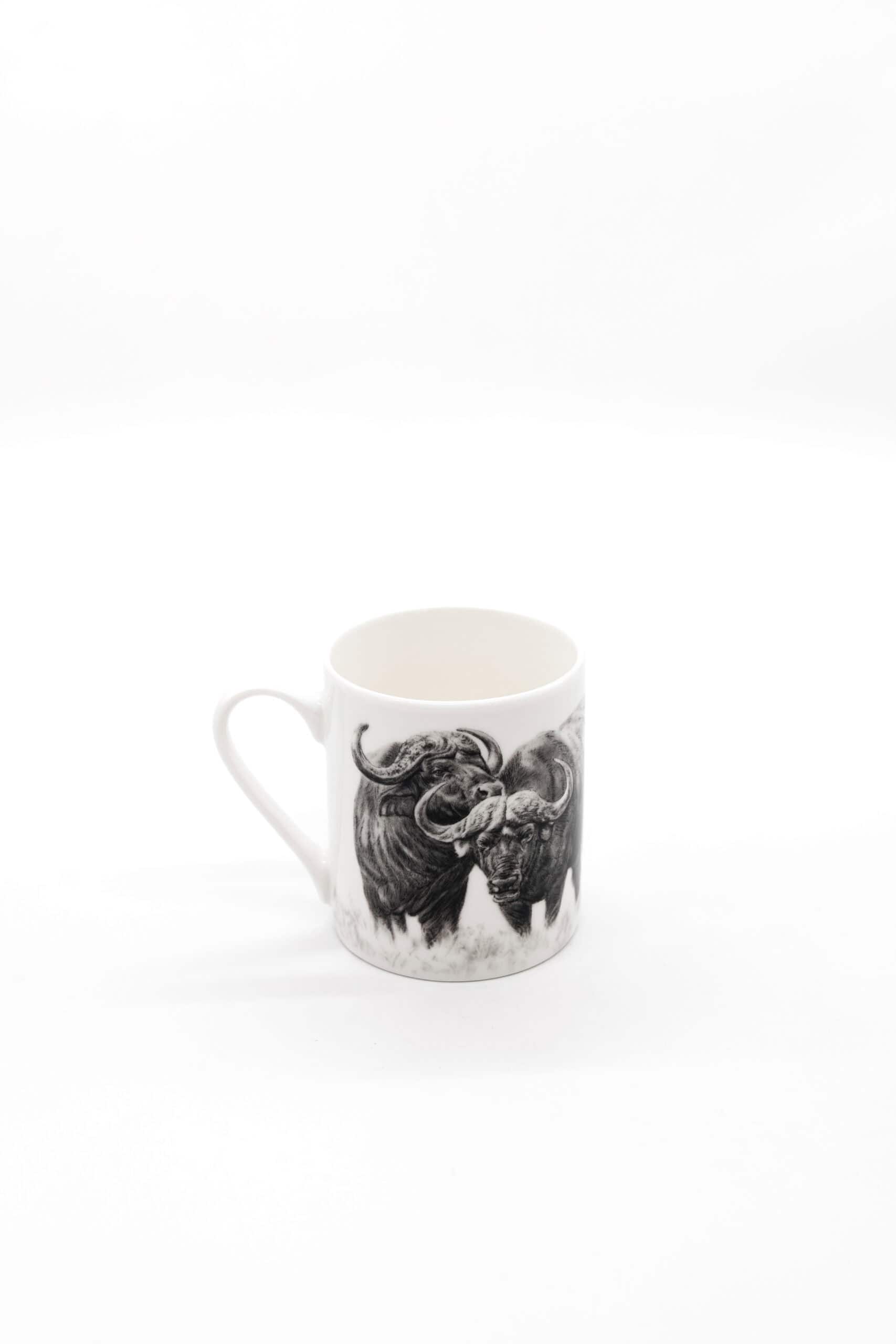 David Hadaway - Big Five Buffalo Mug - Image 2