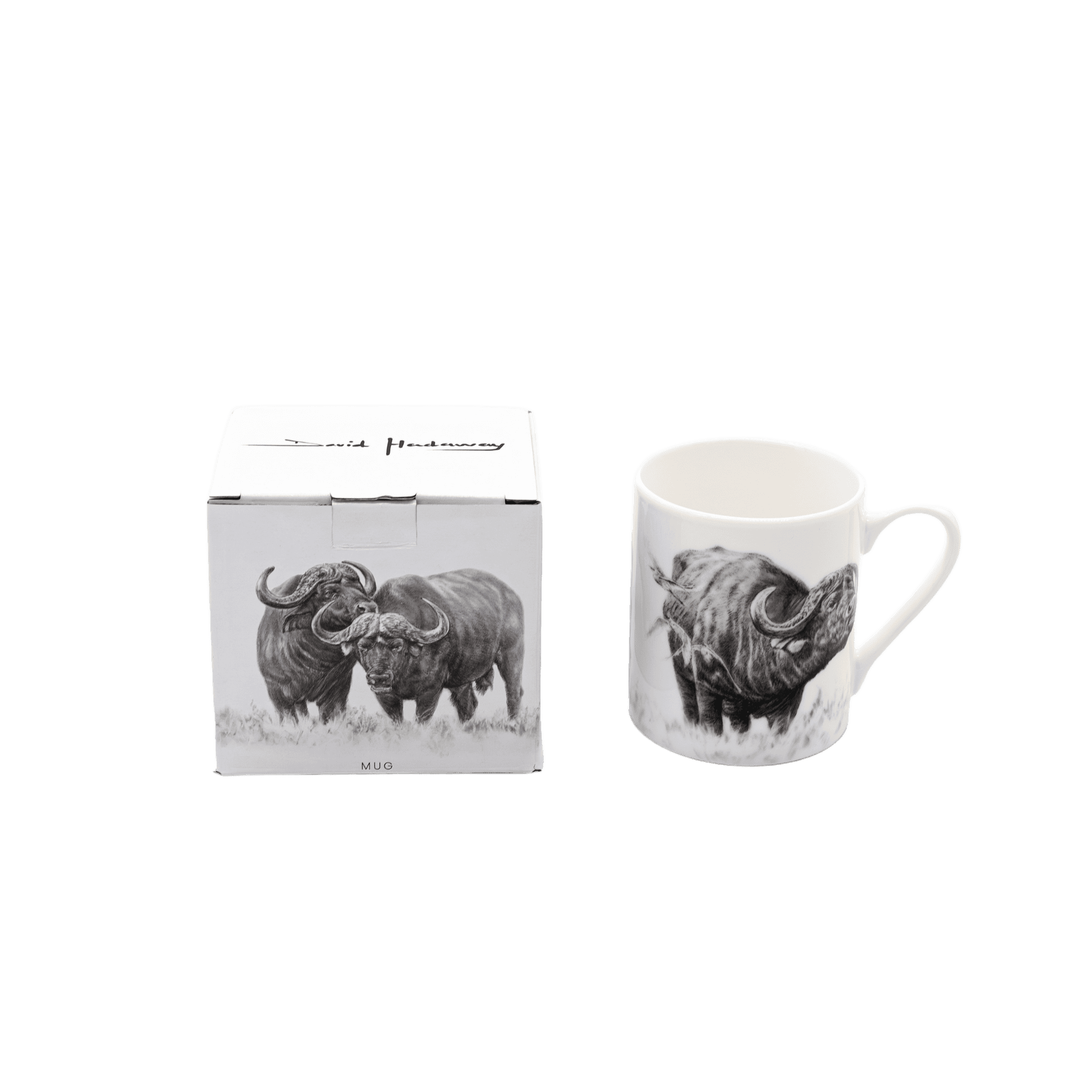 David Hadaway - Big Five Buffalo Mug - Image 4