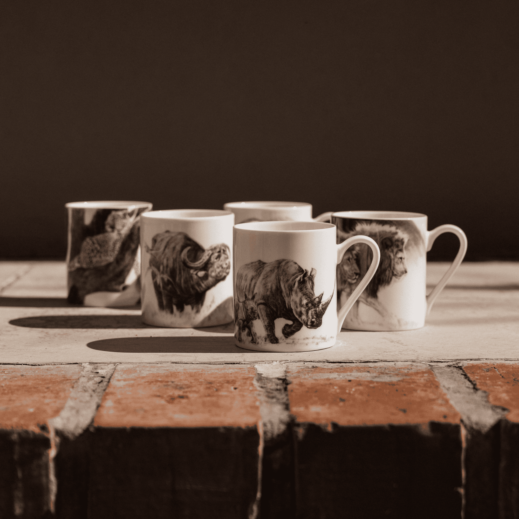 David Hadaway - Big Five Leopard Mug - Image 7