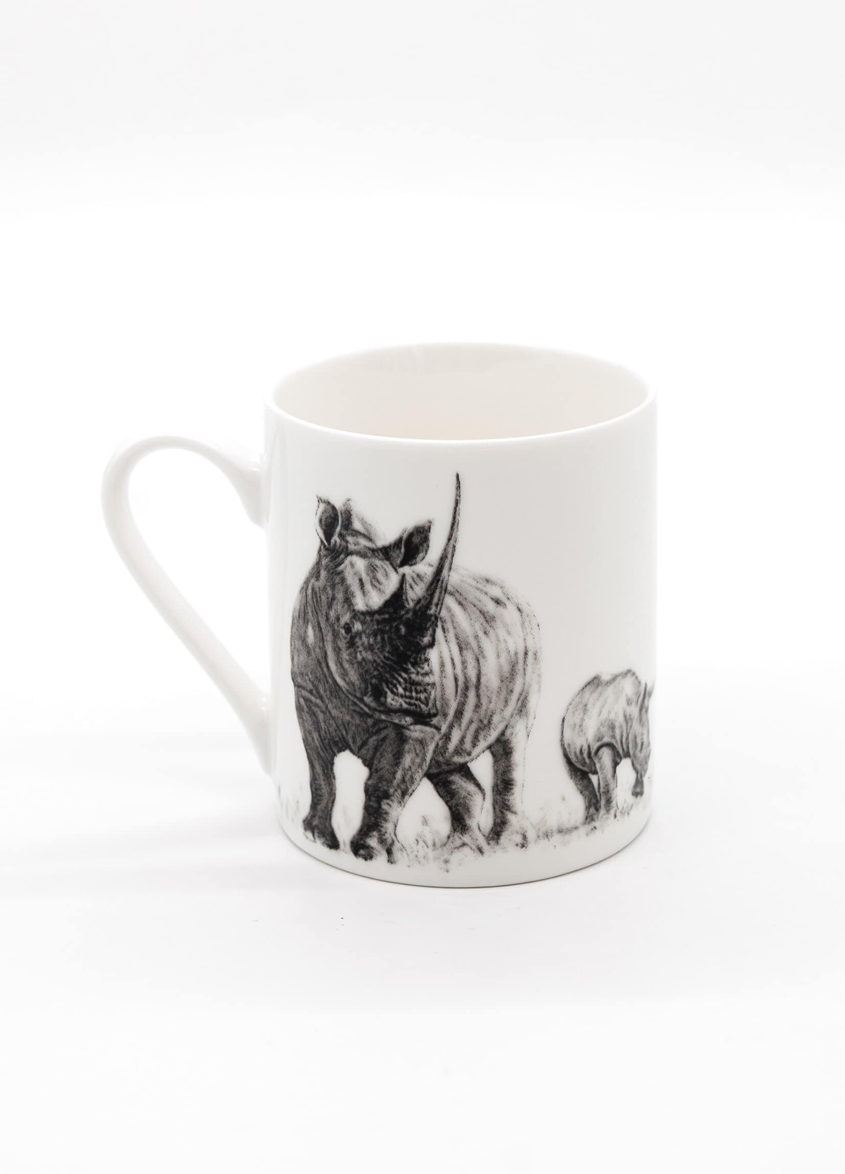 David Hadaway - Big Five Rhino Mug - Image 3