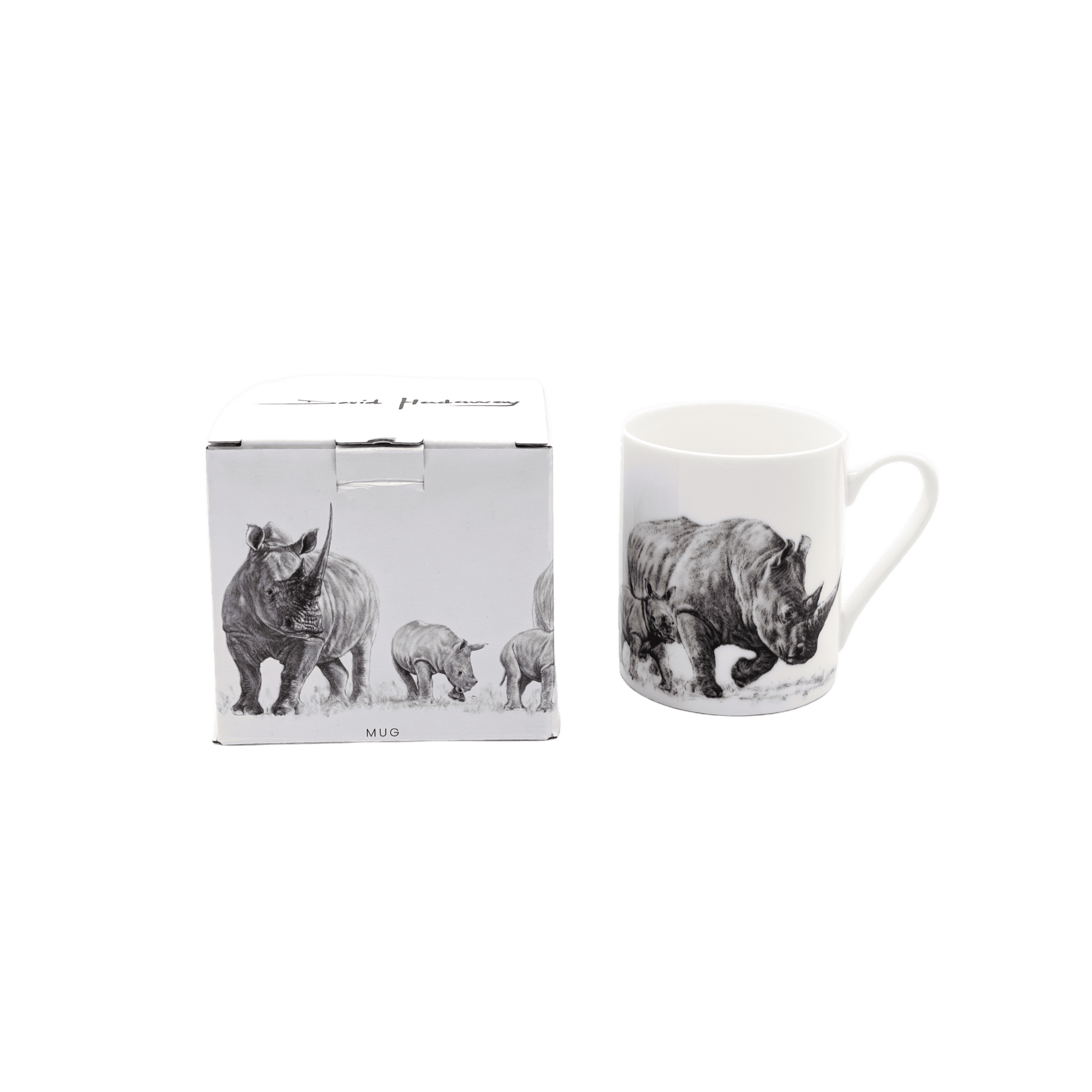 David Hadaway - Big Five Rhino Mug - Image 4